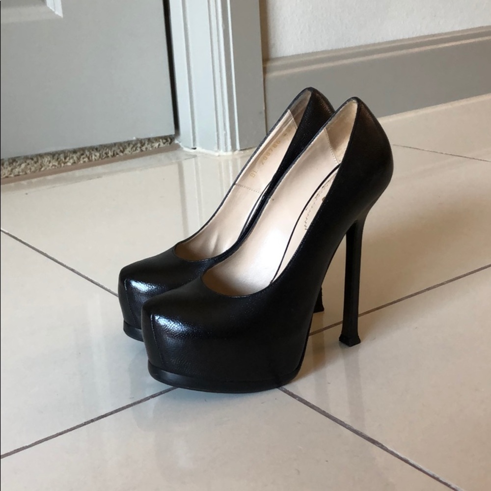 ysl tribute platform heels